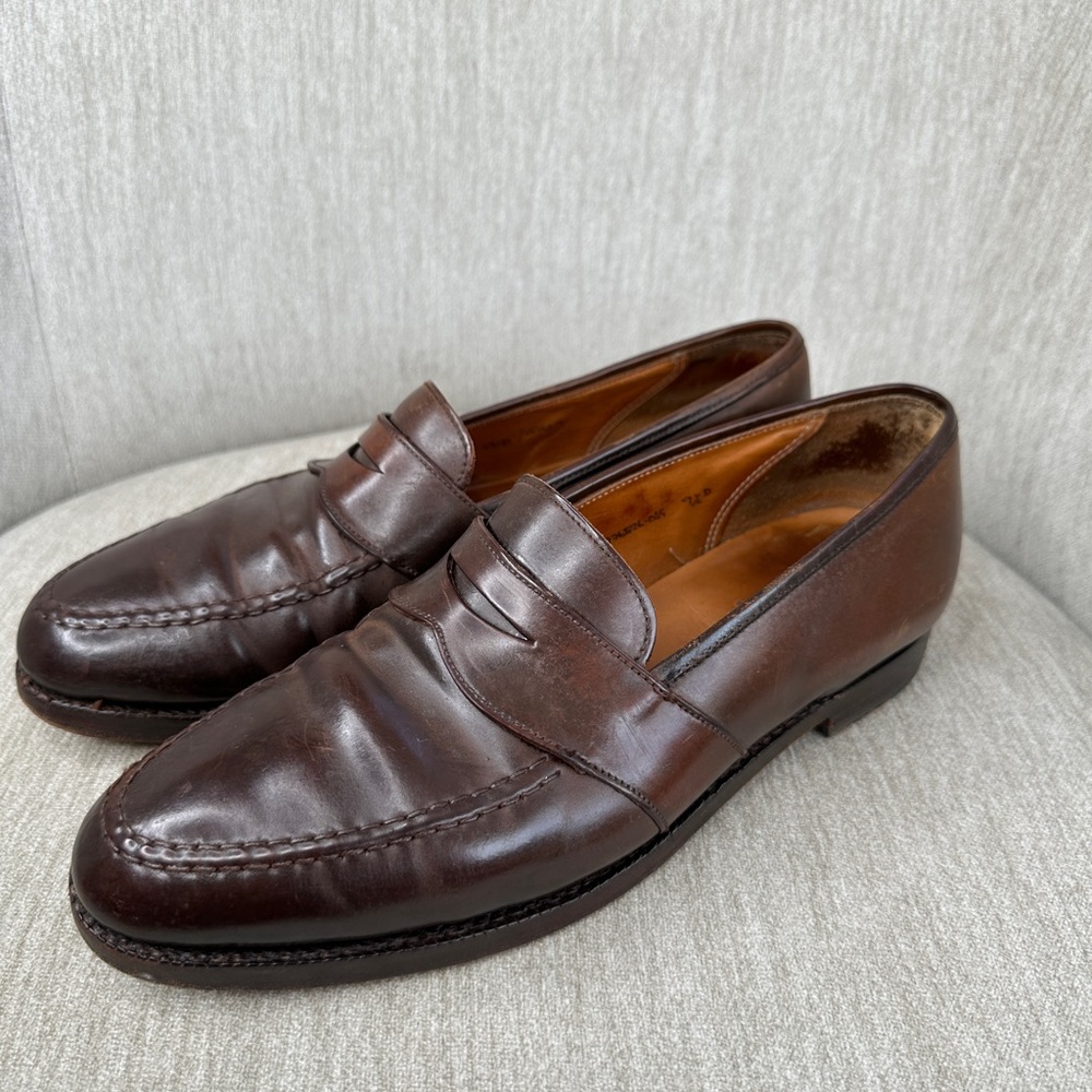 Polo Ralph Lauren C&J England Whiskey Shell Cordovan Marlow Shoes 9.5